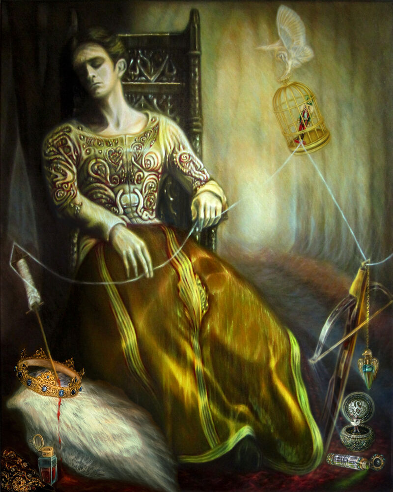 The Thread of Tales - a Paint by Walid  LEMKECHER 